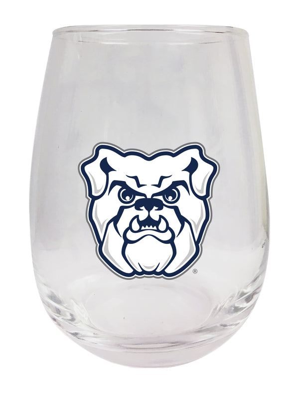Butler Bulldogs Stemless Wine Glass - 15 oz. | Officially Licensed NCAA Merchandise
