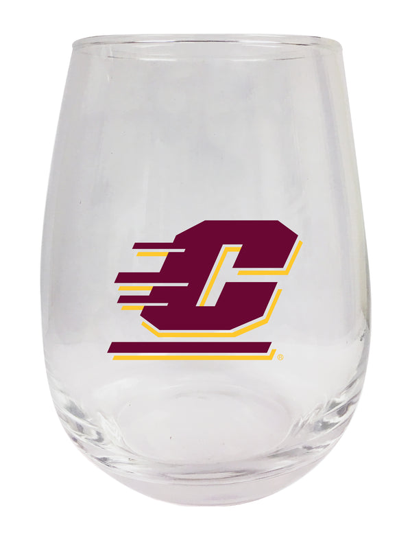 Central Michigan University Stemless Wine Glass - 15 oz. | Officially Licensed NCAA Merchandise