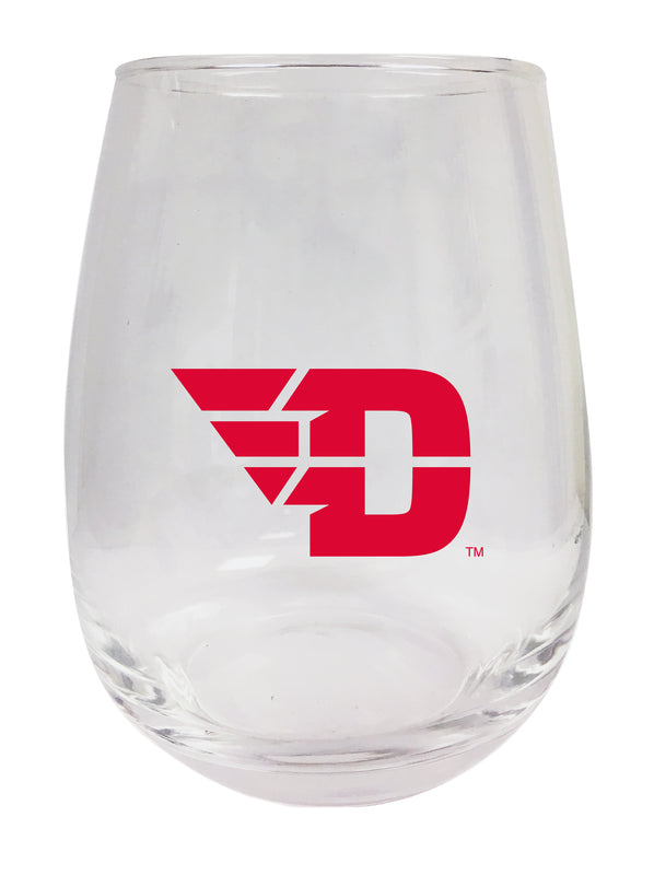 Dayton Flyers Stemless Wine Glass - 15 oz. | Officially Licensed NCAA Merchandise