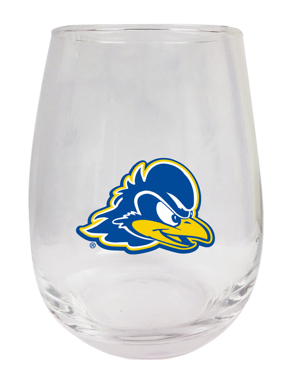 Delaware Blue Hens Stemless Wine Glass - 15 oz. | Officially Licensed NCAA Merchandise