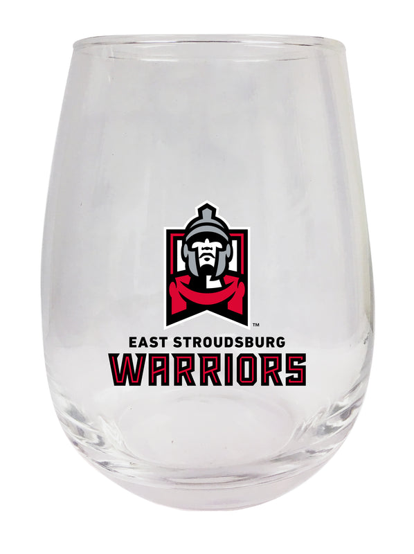 East Stroudsburg University Stemless Wine Glass - 15 oz. | Officially Licensed NCAA Merchandise