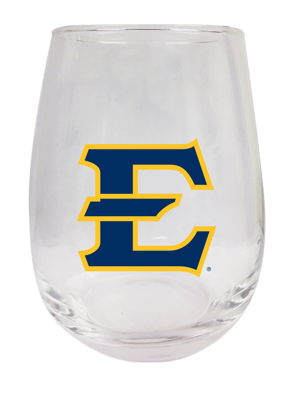 East Tennessee State University Stemless Wine Glass - 15 oz. | Officially Licensed NCAA Merchandise