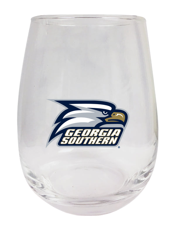 Georgia Southern Eagles Stemless Wine Glass - 15 oz. | Officially Licensed NCAA Merchandise