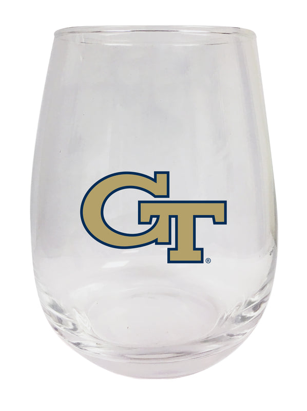 Georgia Tech Yellow Jackets Stemless Wine Glass - 15 oz. | Officially Licensed NCAA Merchandise