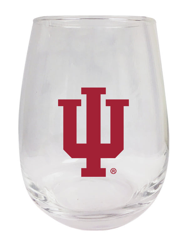 Indiana Hoosiers Stemless Wine Glass - 15 oz. | Officially Licensed NCAA Merchandise