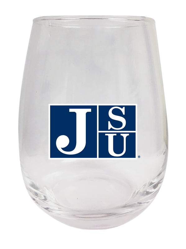 Jackson State University Stemless Wine Glass - 15 oz. | Officially Licensed NCAA Merchandise