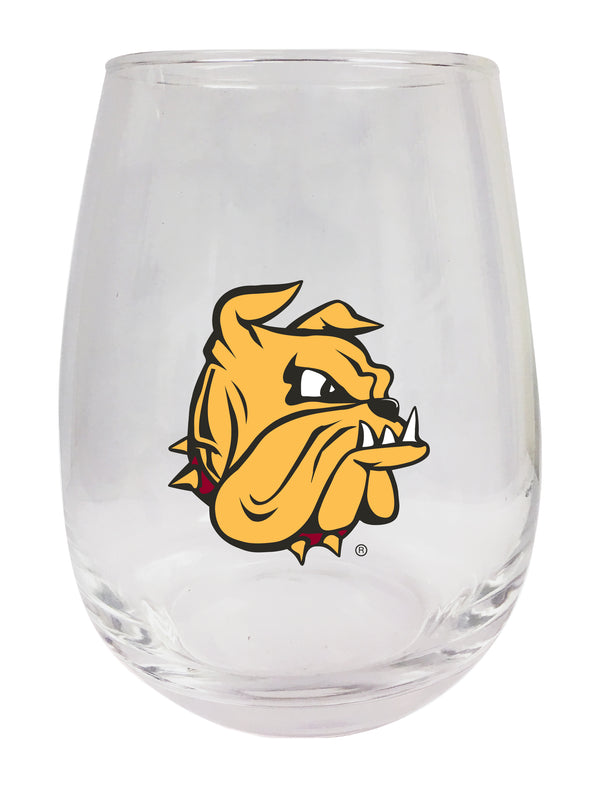 Minnesota Duluth Bulldogs Stemless Wine Glass - 15 oz. | Officially Licensed NCAA Merchandise