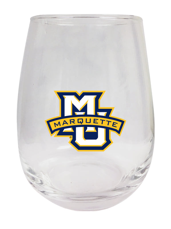 Marquette Golden Eagles Stemless Wine Glass - 15 oz. | Officially Licensed NCAA Merchandise