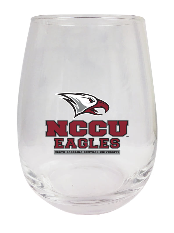 North Carolina Central Eagles Stemless Wine Glass - 15 oz. | Officially Licensed NCAA Merchandise