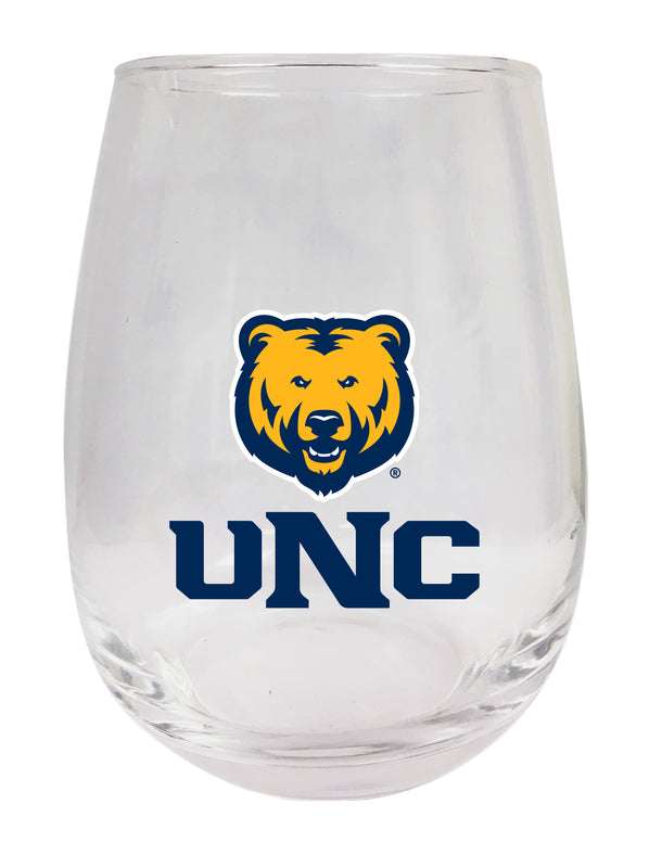 Northern Colorado Bears Stemless Wine Glass - 15 oz. | Officially Licensed NCAA Merchandise