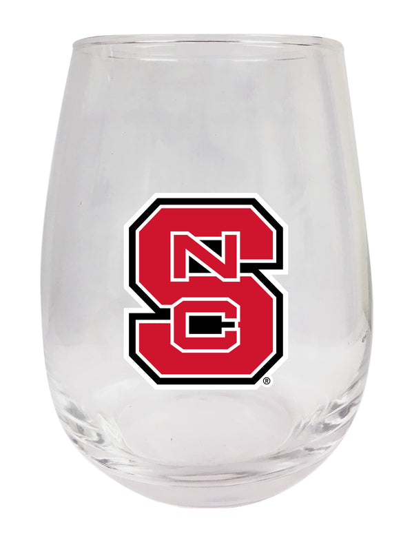 NC State Wolfpack Stemless Wine Glass - 15 oz. | Officially Licensed NCAA Merchandise