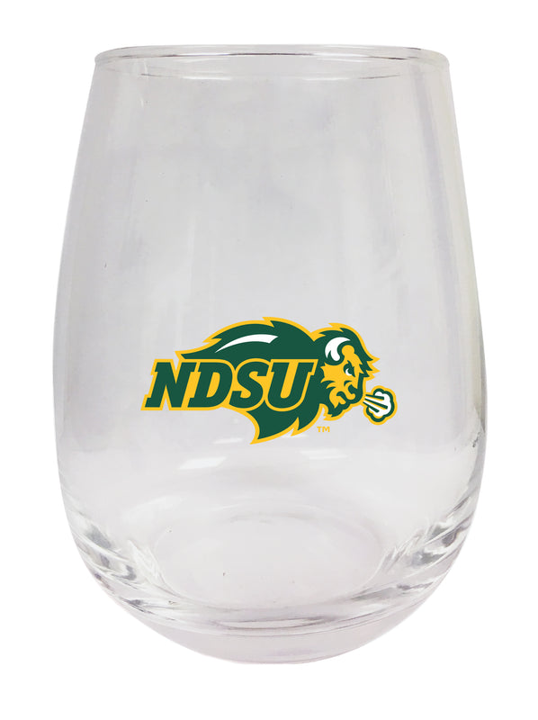 North Dakota State Bison Stemless Wine Glass - 15 oz. | Officially Licensed NCAA Merchandise