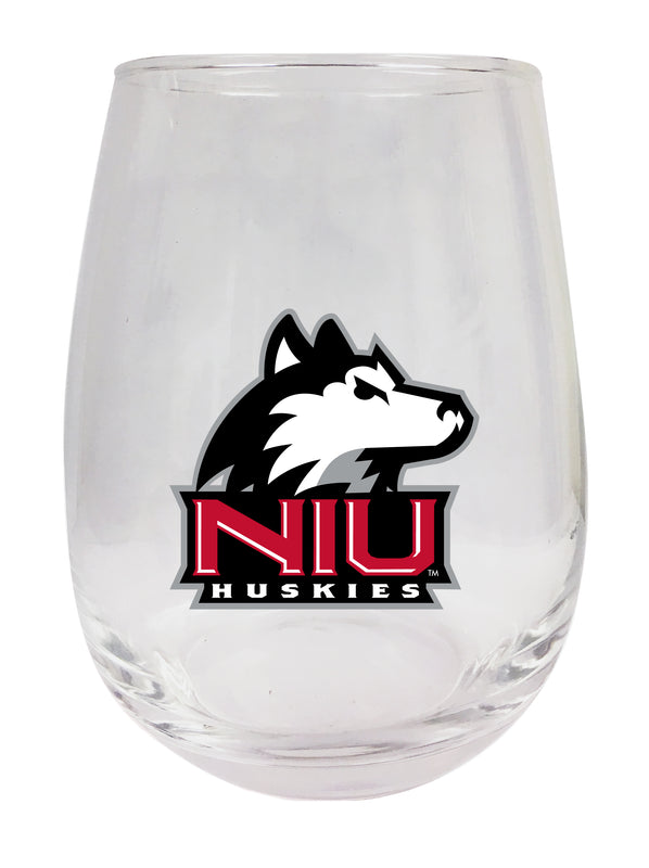 Northern Illinois Huskies Stemless Wine Glass - 15 oz. | Officially Licensed NCAA Merchandise