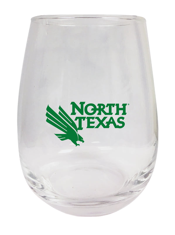 North Texas Stemless Wine Glass - 15 oz. | Officially Licensed NCAA Merchandise