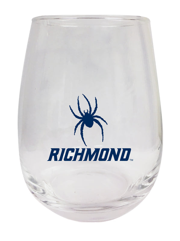 Richmond Spiders Stemless Wine Glass - 15 oz. | Officially Licensed NCAA Merchandise