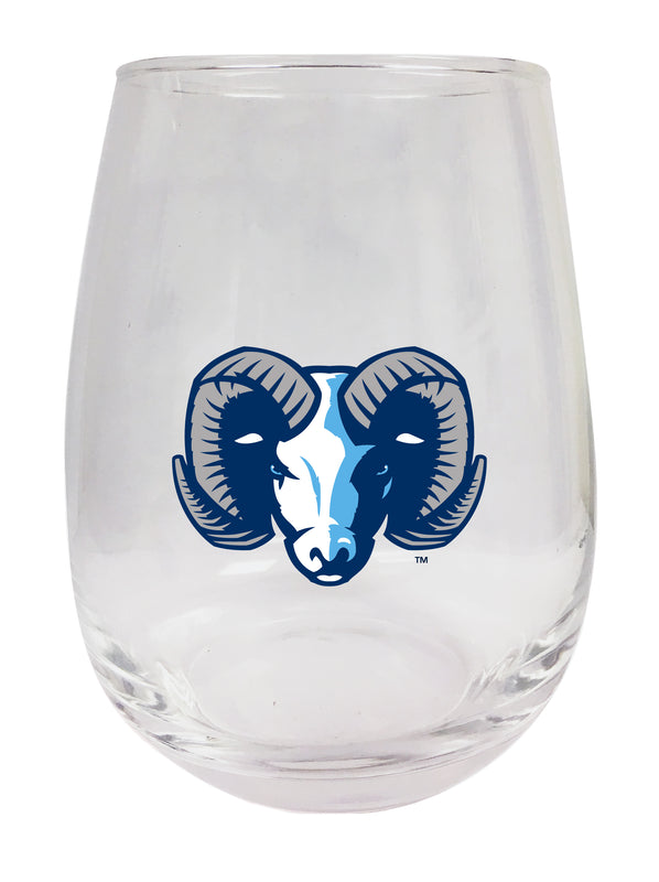 Rhode Island University Stemless Wine Glass - 15 oz. | Officially Licensed NCAA Merchandise