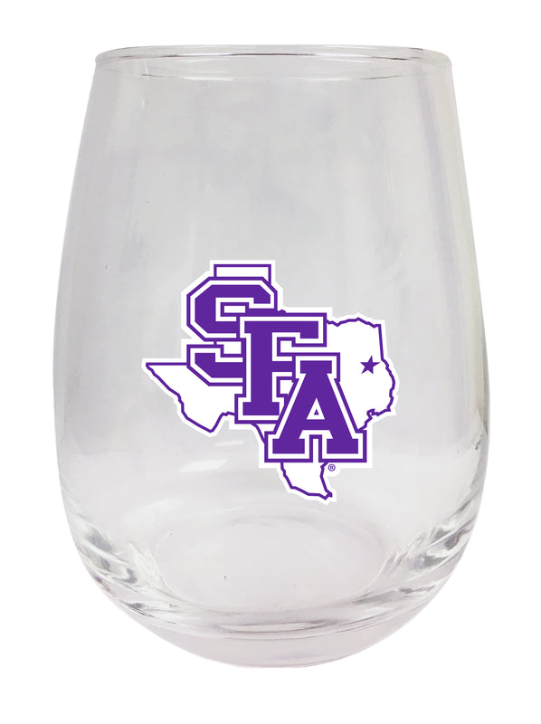 Stephen F. Austin State University Stemless Wine Glass - 15 oz. | Officially Licensed NCAA Merchandise