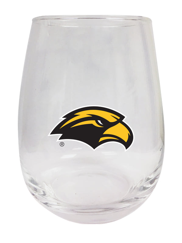 Southern Mississippi Golden Eagles Stemless Wine Glass - 15 oz. | Officially Licensed NCAA Merchandise