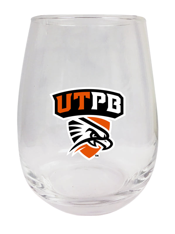 University of Texas of the Permian Basin Stemless Wine Glass - 15 oz. | Officially Licensed NCAA Merchandise