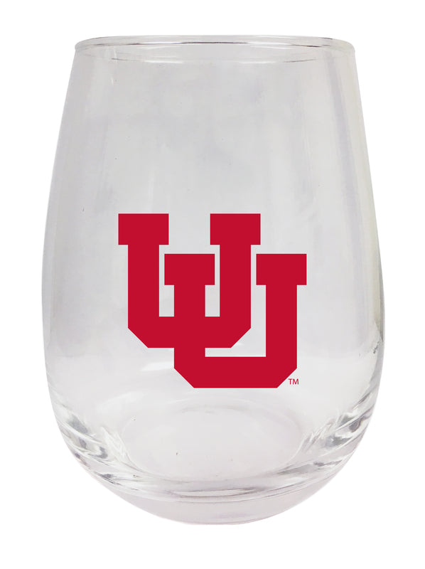 Utah Utes Stemless Wine Glass - 15 oz. | Officially Licensed NCAA Merchandise