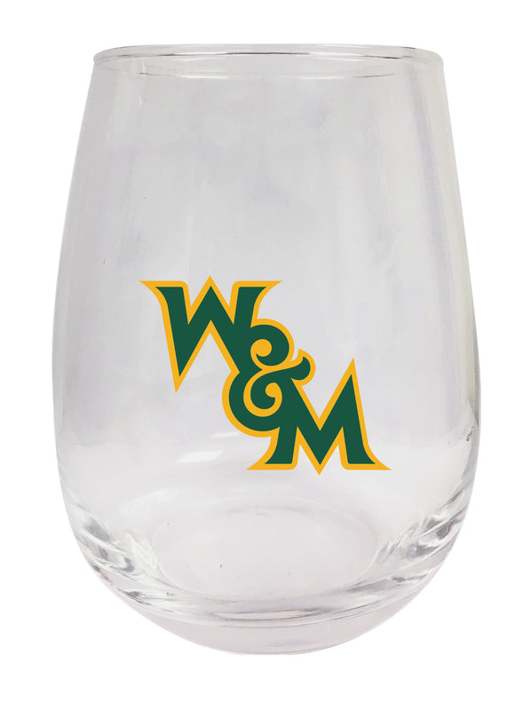 William and Mary Stemless Wine Glass - 15 oz. | Officially Licensed NCAA Merchandise