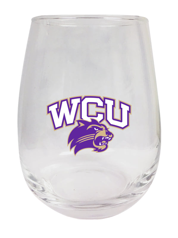 Western Carolina University Stemless Wine Glass - 15 oz. | Officially Licensed NCAA Merchandise
