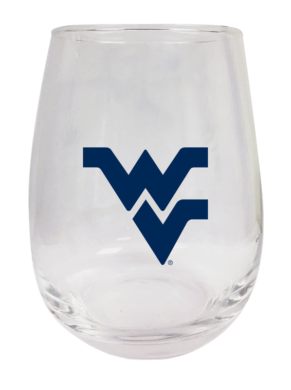 West Virginia Mountaineers Stemless Wine Glass - 15 oz. | Officially Licensed NCAA Merchandise