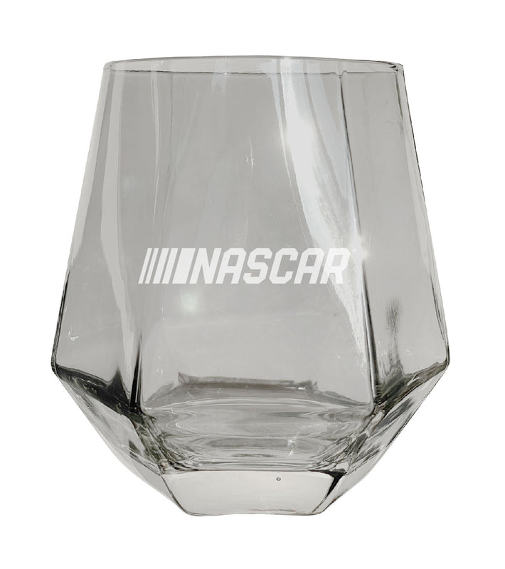 NASCAR Officially Licensed 10 oz Engraved Diamond Wine Glass