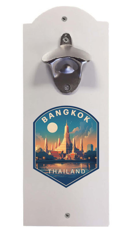 Bangkok Thailand B Souvenir Wall mounted bottle opener