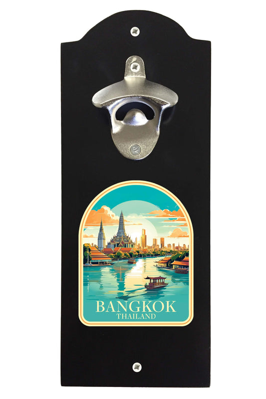 Bangkok Thailand A Souvenir Wall mounted bottle opener