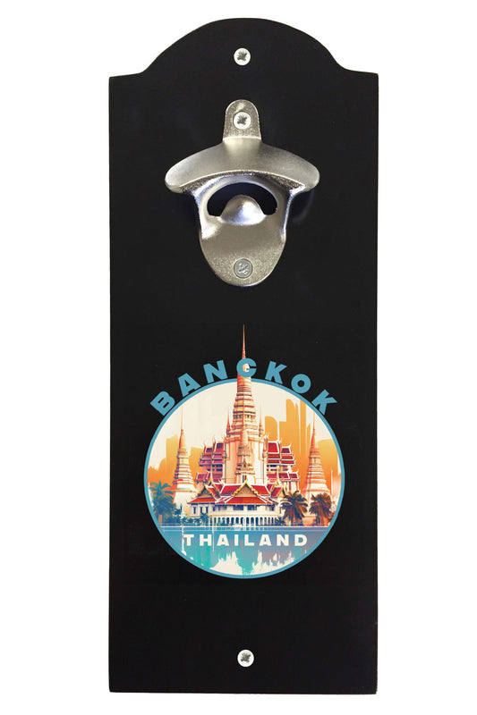 Bangkok Thailand C Souvenir Wall mounted bottle opener