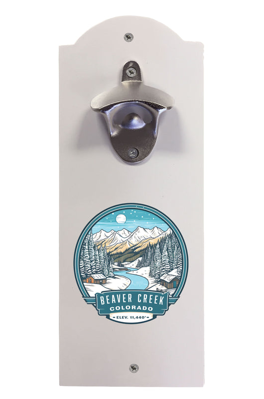Beaver Creek Colorado Design B Souvenir Wall mounted bottle opener
