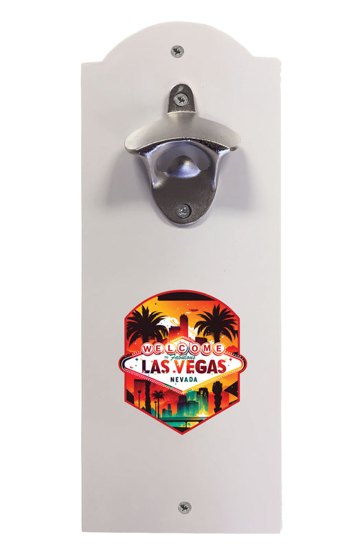 Las Vegas Nevada Design A Souvenir Wall mounted bottle opener
