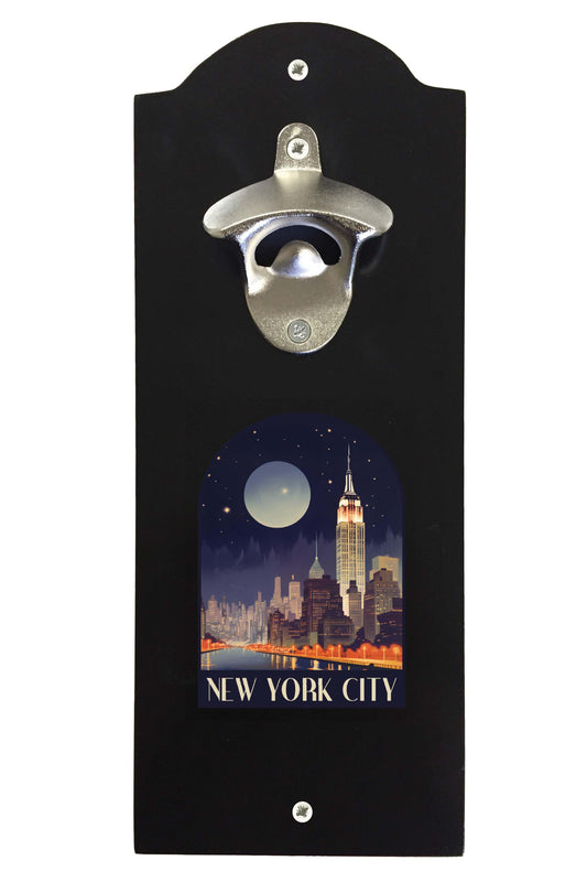 New York City C Souvenir Wall mounted bottle opener
