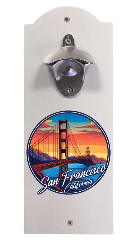 San Francisco California A Souvenir Wall mounted bottle opener