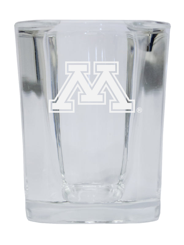 Minnesota Gophers NCAA Collector's Edition 2oz Square Shot Glass - Laser Etched Logo