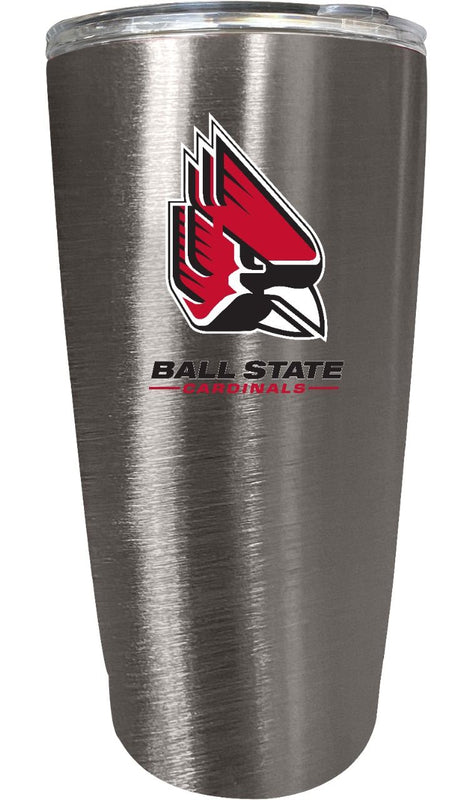Ball State University NCAA Insulated Tumbler - 16oz Stainless Steel Travel Mug