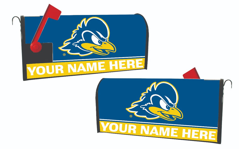 Delaware Blue Hens NCAA Officially Licensed Mailbox Cover Customizable With Your Name