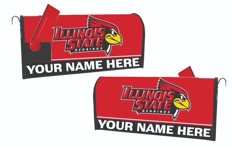 Illinois State Redbirds NCAA Officially Licensed Mailbox Cover Customizable With Your Name