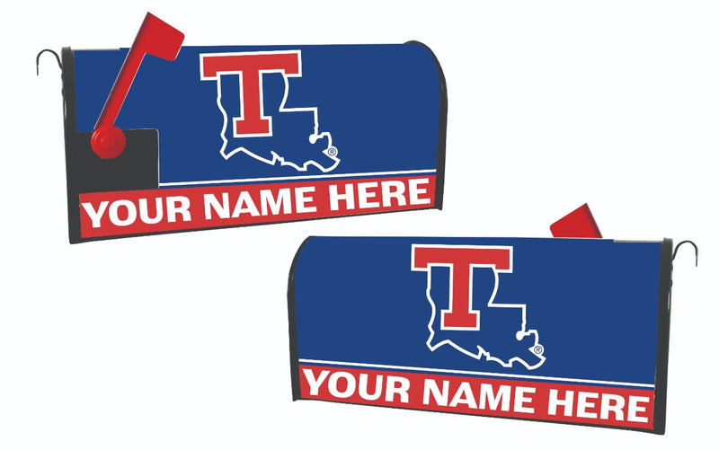 Louisiana Tech Bulldogs NCAA Officially Licensed Mailbox Cover Customizable With Your Name