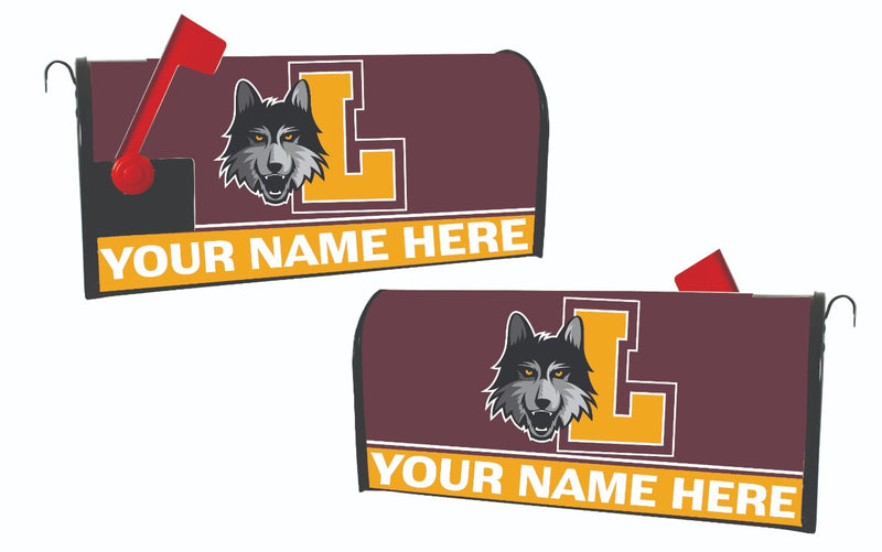 Loyola University Ramblers NCAA Officially Licensed Mailbox Cover Customizable With Your Name