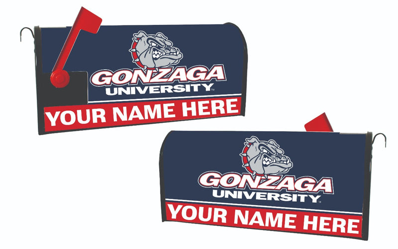 Gonzaga Bulldogs NCAA Officially Licensed Mailbox Cover Customizable With Your Name