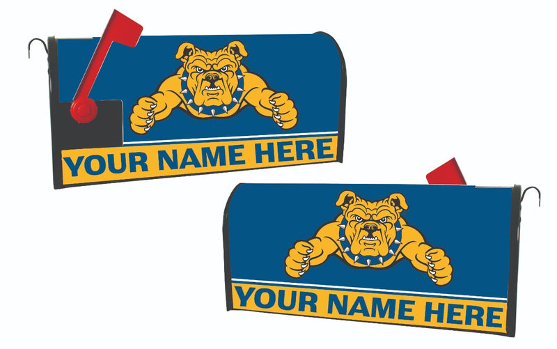 North Carolina A&T State Aggies NCAA Officially Licensed Mailbox Cover Customizable With Your Name