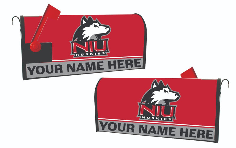 Northern Illinois Huskies NCAA Officially Licensed Mailbox Cover Customizable With Your Name
