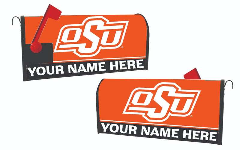 Oklahoma State Cowboys NCAA Officially Licensed Mailbox Cover Customizable With Your Name