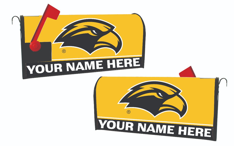 Southern Mississippi Golden Eagles NCAA Officially Licensed Mailbox Cover Customizable With Your Name