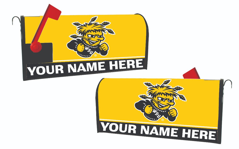 Wichita State Shockers NCAA Officially Licensed Mailbox Cover Customizable With Your Name