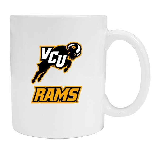 Virginia Commonwealth White Ceramic NCAA Fan Mug 2-Pack (White)