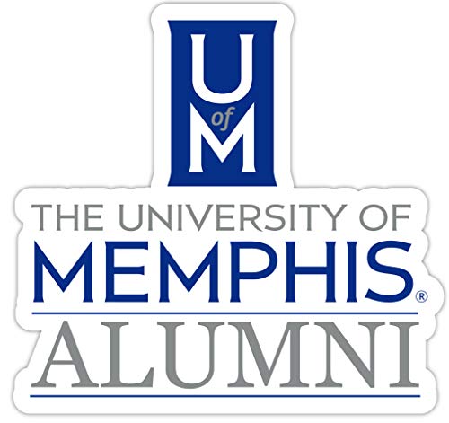 Memphis Tigers 4-Inch Alumni 4-Pack NCAA Vinyl Sticker - Durable School Spirit Decal