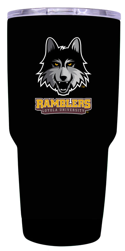 Loyola University Ramblers Mascot Logo Tumbler - 24oz Color-Choice Insulated Stainless Steel Mug